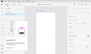 Adobe XD layers