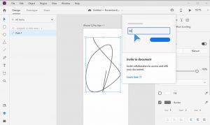 Share Adobe XD project